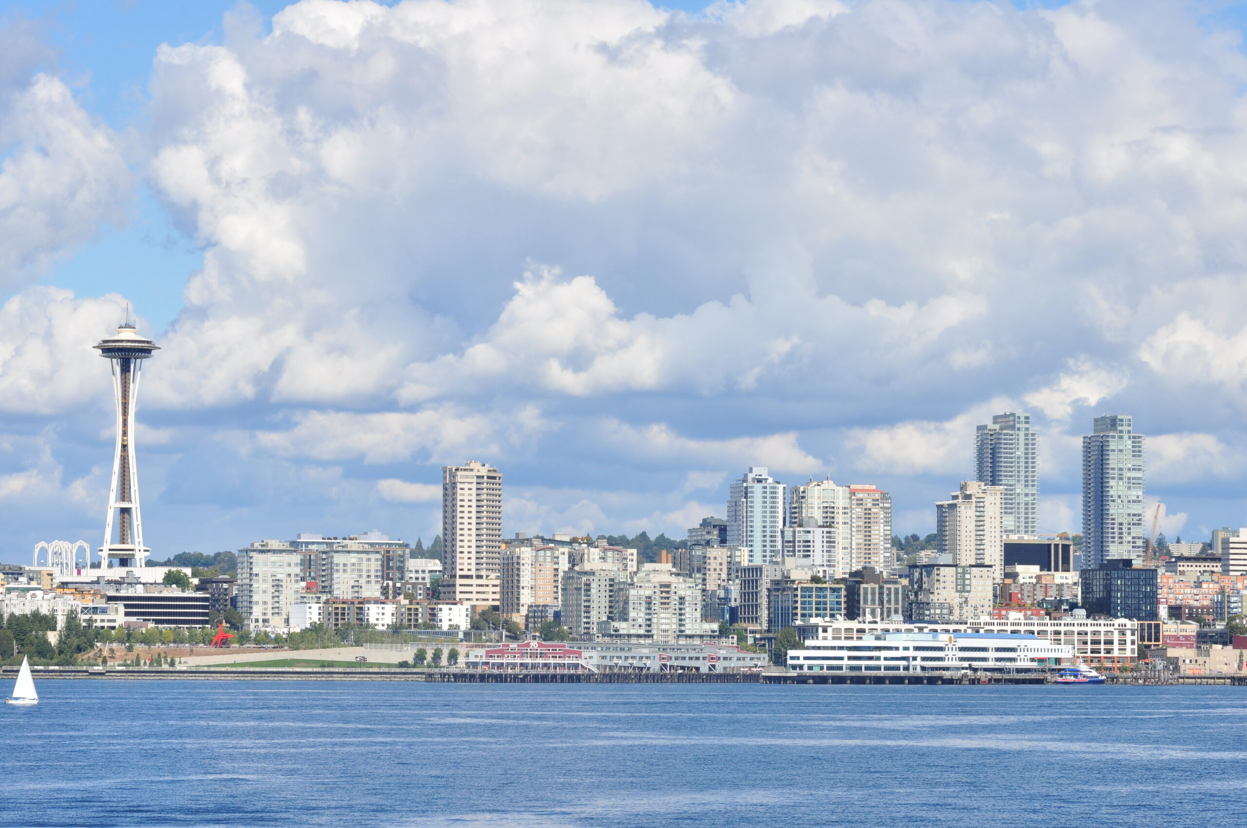 Seattle - Belltown skyline from Elliott Bay