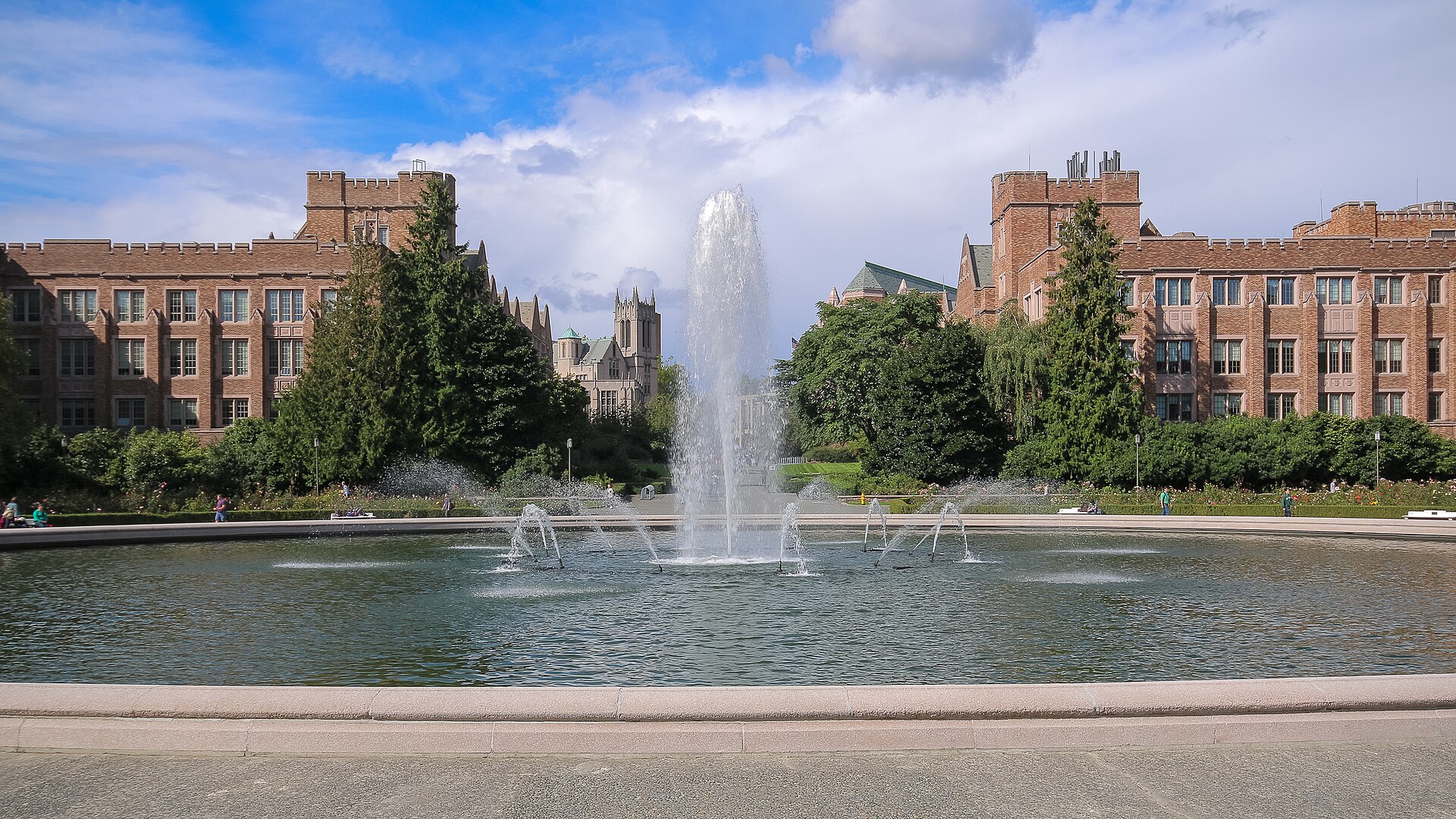 University of Washington main campus in Seattle, Washington, a leading research institution driving office demand in the U District